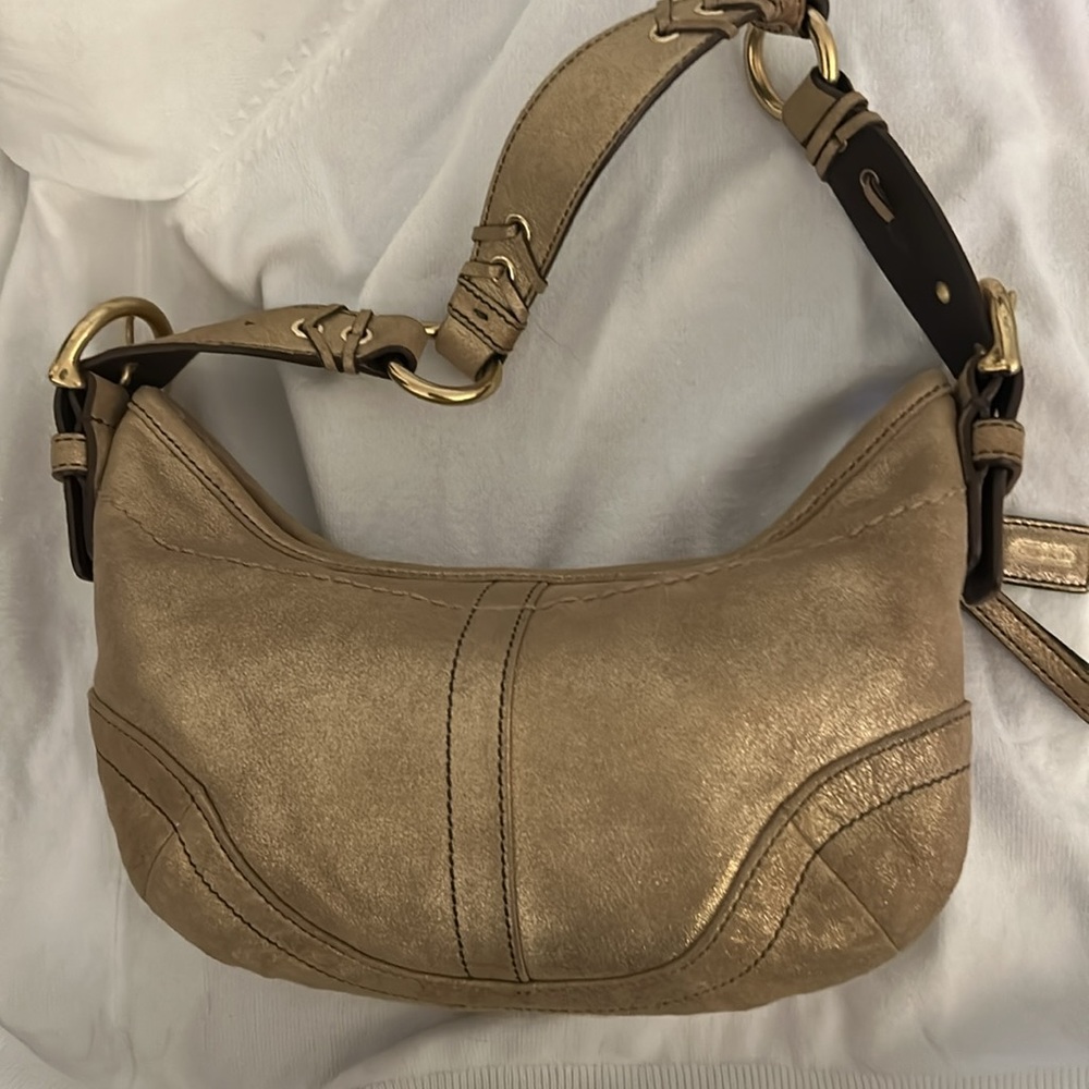 Coach suede purse